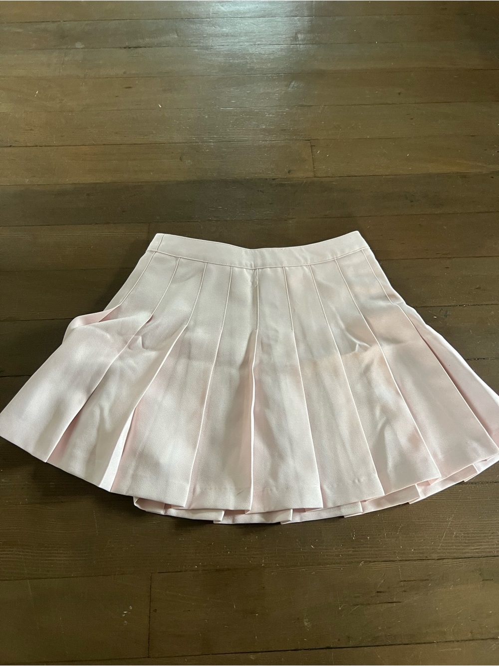 Forever 21 Light Pink Pleated Skater Skirt